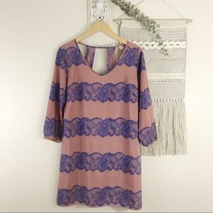 Francesca’s Open Back Shift Dress